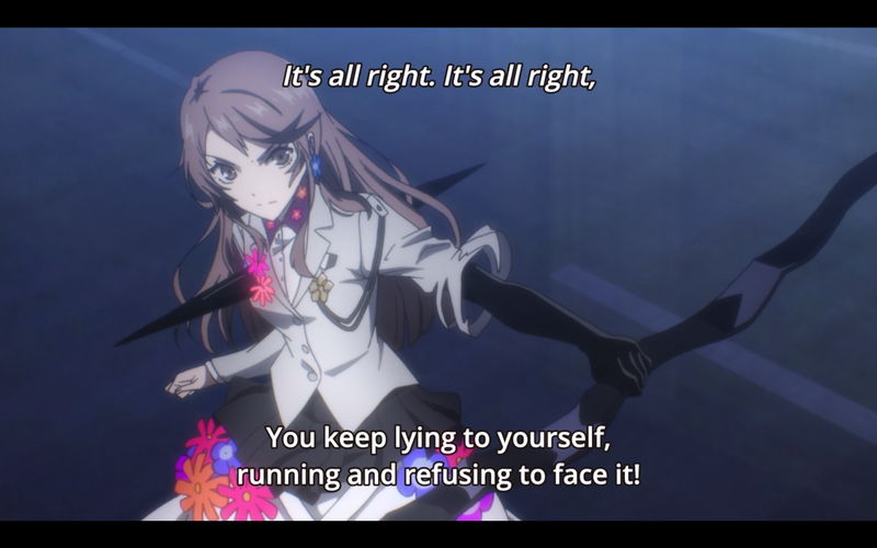 I wonder if choosing to face the reality of one’s life is a running theme in this show...